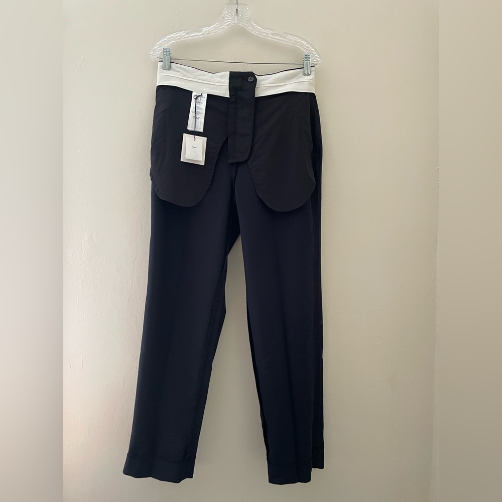 NWT! SANDRO Women’s Ilena HighWaist Tailored Wool Pants Streetwear Officewear 40 - Picture 8 of 15